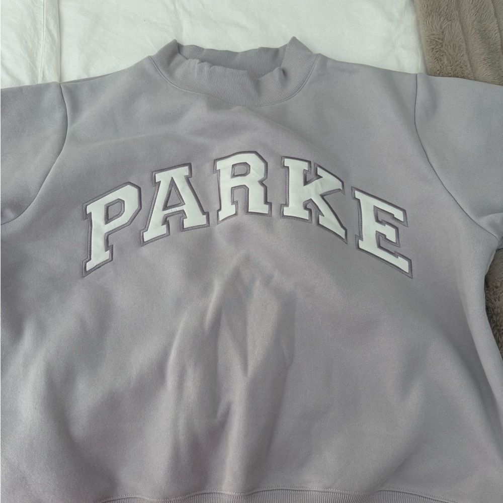 Parke lavender mockneck
